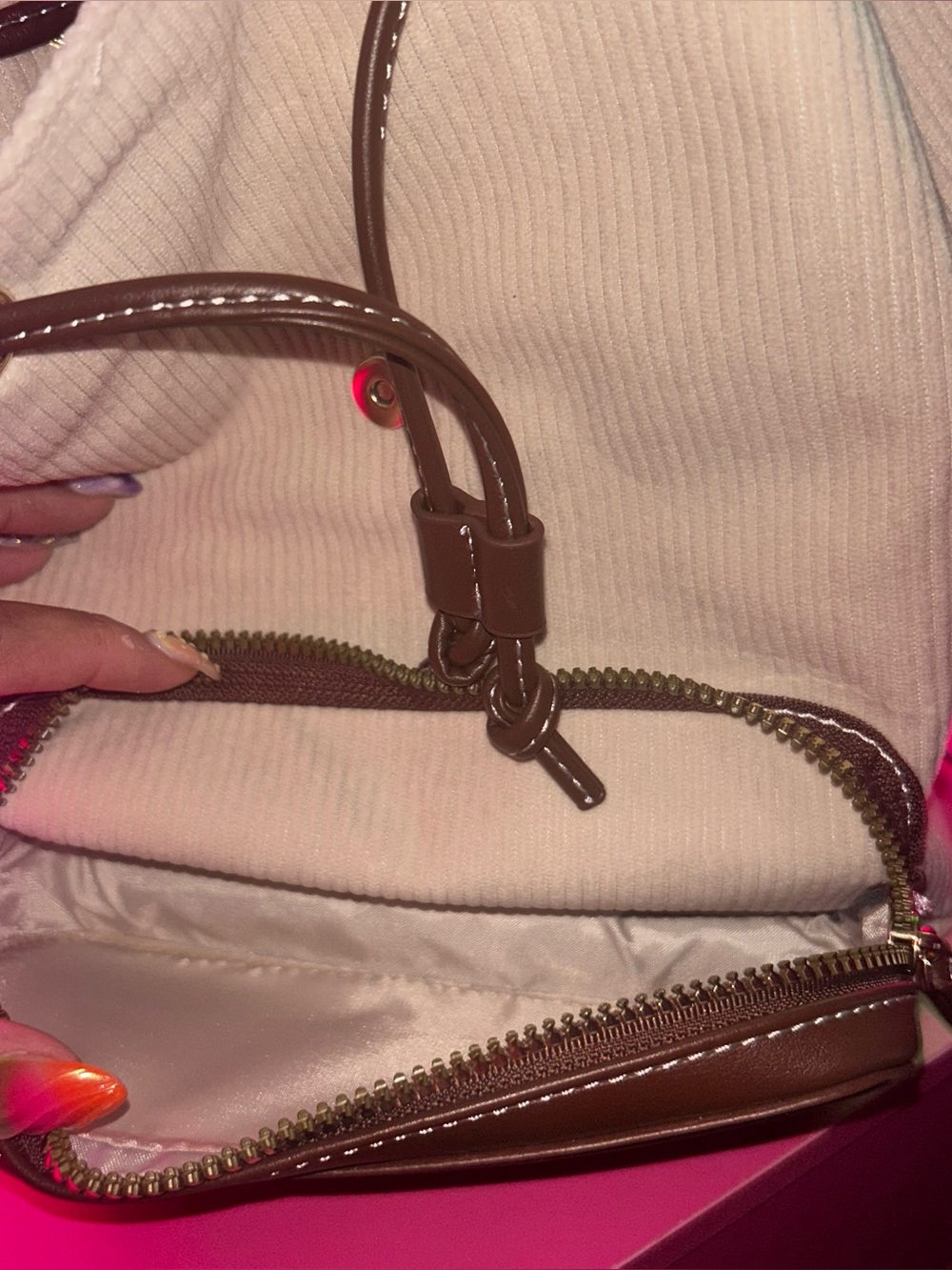 Peanuts Snoopy & Woodstock corduroy   Backpack New - Picture 12 of 16